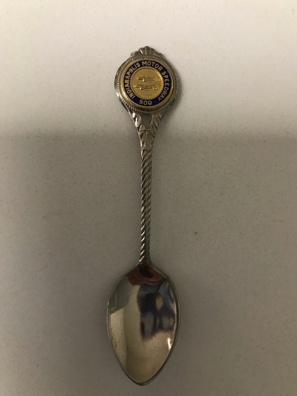 Vintage Indianapolis Motor Speedway 500 Silver Souvenir Spoon